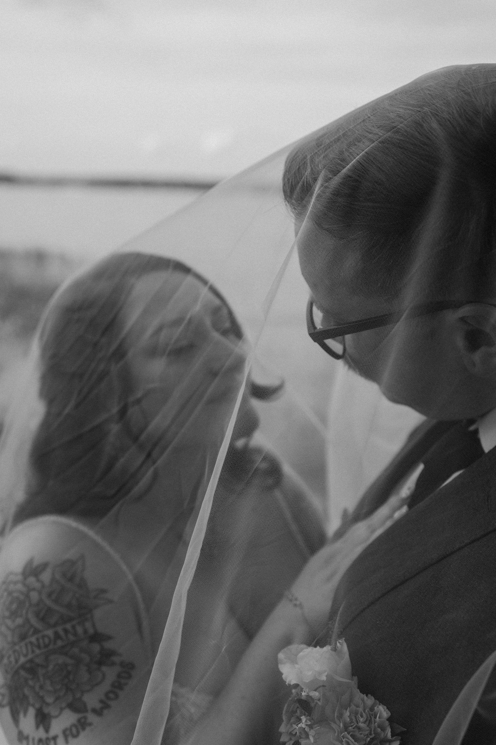 Confetti in black and white