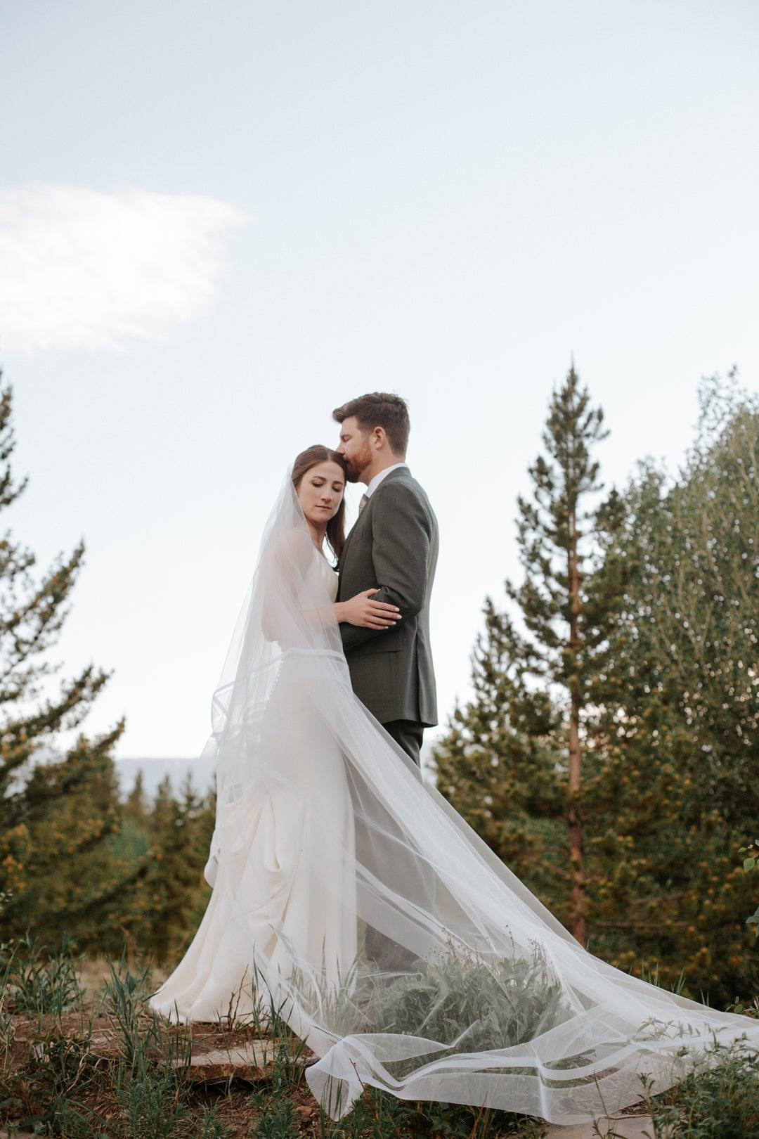 Mountain overlook with trailing veil